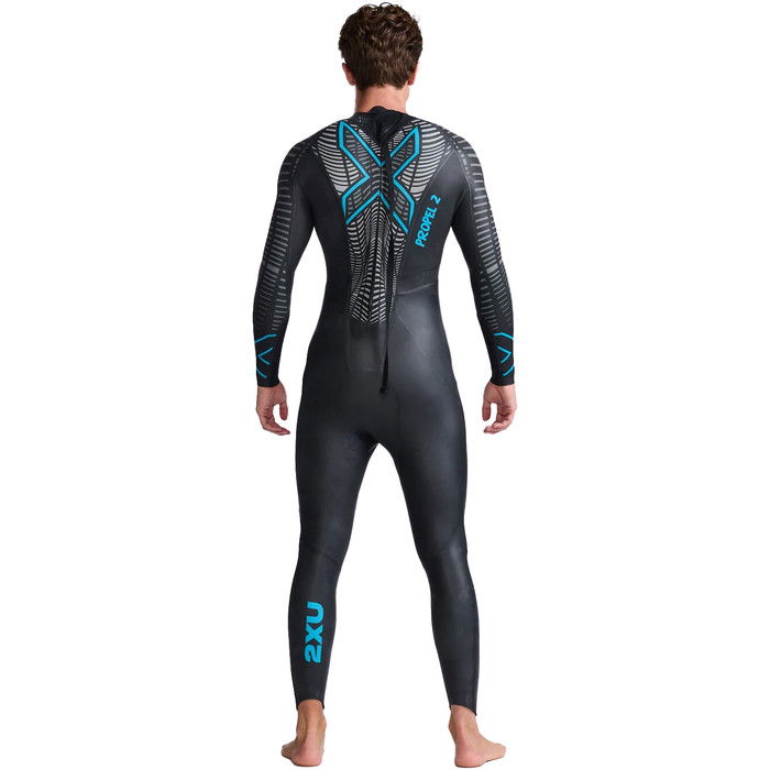 2024 2XU Mnner P:2 Propel Swim Neoprenanzug MW4990c - Black / Aloha